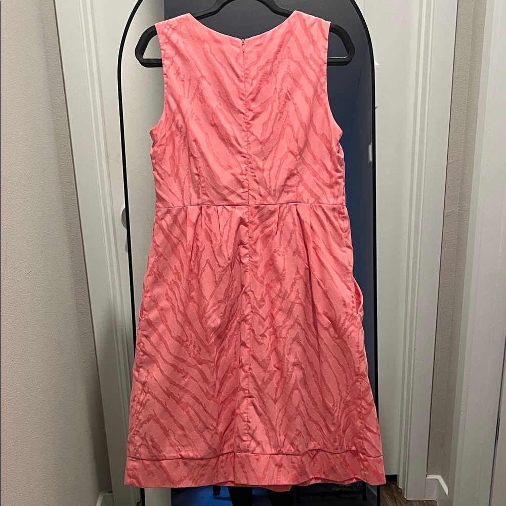Rabbit Rabbit Rabbit Coral Textured Dress - Picture 3 of 4